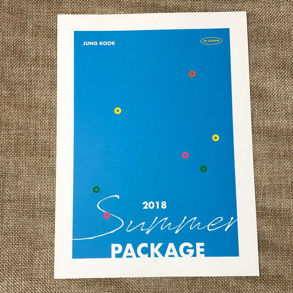 BTS JUNGKOOK [ Summer Package 2018 in Saipan ] Official Mini Poster / New / Gift