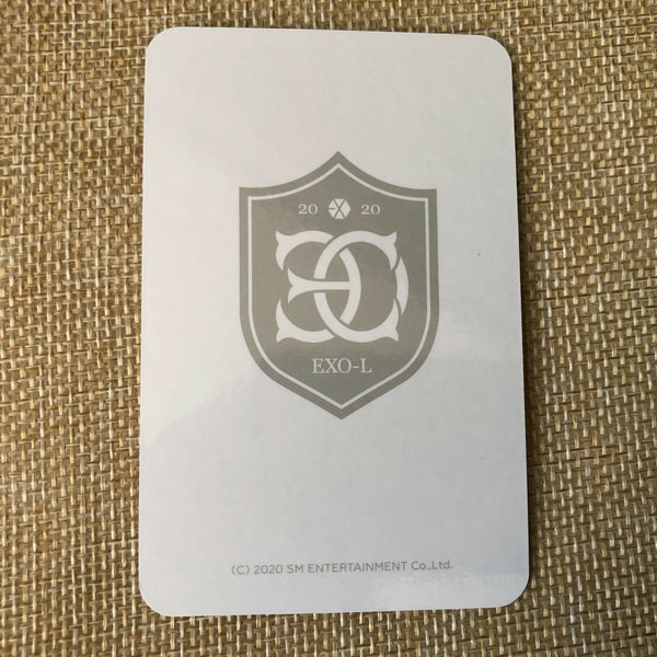 EXO CHEN LOGO [ Ace 2020 Fanclub ] Official Photocard / New, Rare / Gift