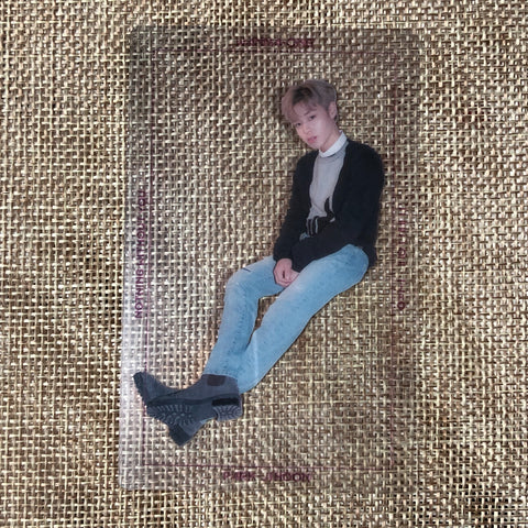 WANNA ONE PARK JIHOON [Nothing Without You] Official Transparent Photocard /+G