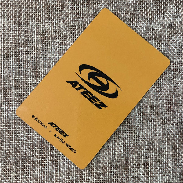 ATEEZ WOOYOUNG [THE WORLD EP.1 : MOVEMENT Beatroad POB] Official Photocard, A