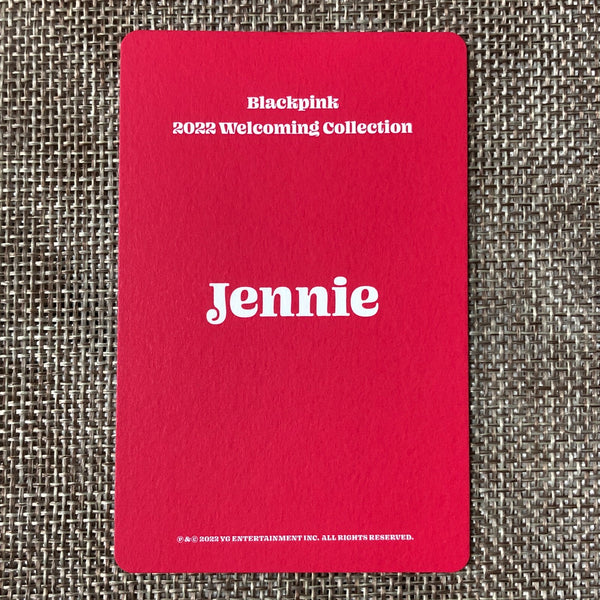 BLACKPINK JENNIE #1 [2022 Welcoming Collection] Official Photocard / New / Gift