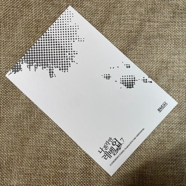 Solo Leveling [Official Bonus Postcard] / Korean Webtoon Ltd / New, Rare