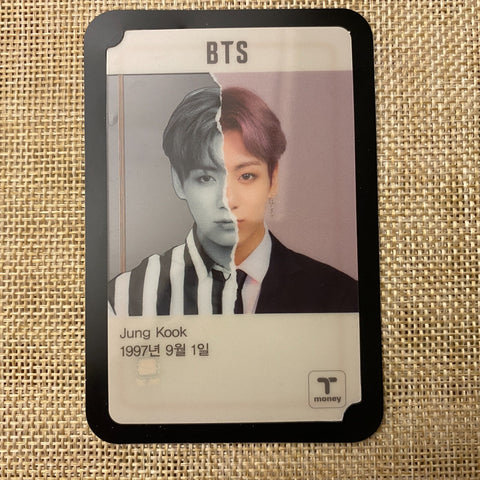 BTS JUNGKOOK #1 [ 2019 CU T-Money Transparent ] Official Photocard / New / Gift