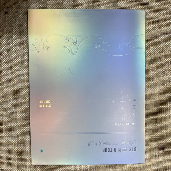BTS [Love Yourself NEW YORK] Official Blu-Ray / Photobook + 2 Disc, No PC / Gift