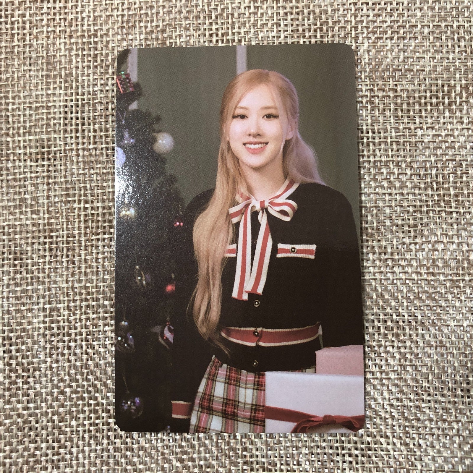 BLACKPINK ROSE #1  [THE GAME Photocard Collection] Christmas Ed / New, Rare/GFT