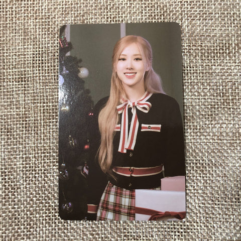 BLACKPINK ROSE #1  [THE GAME Photocard Collection] Christmas Ed / New, Rare/GFT