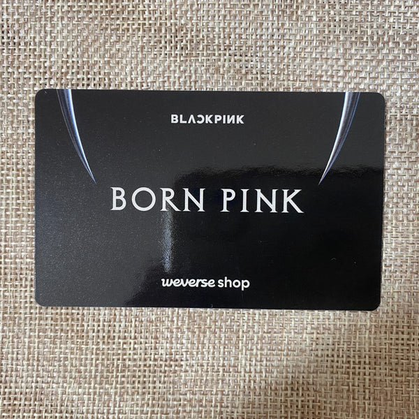 BLACKPINK JISOO [ Born Pink ] Official Photocard, WEVERSE POB / New, Rare / Gift