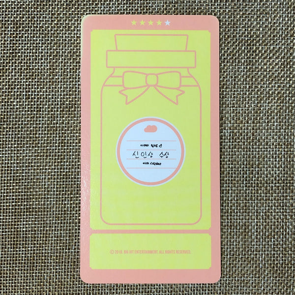 BTS JIN #4 [ 4th Muster Happy Ever After ] Official Cloud Photocard / New / Gift