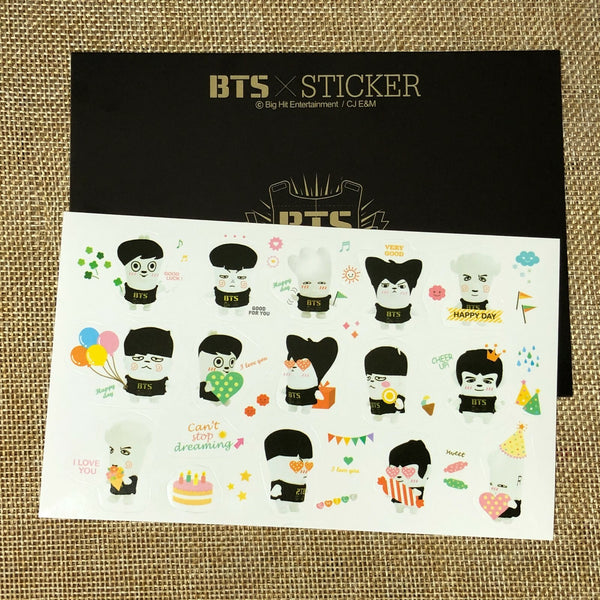 BTS GROUP [ SKOOL LUV AFFAIR ] Official Sticker Set / New, Rare / Gift