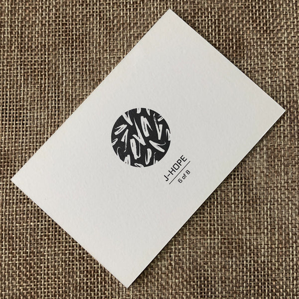 BTS J-HOPE 6/8 [The Wings Tour 2017 Live Trilogy] Official Mini Photocard / Gift