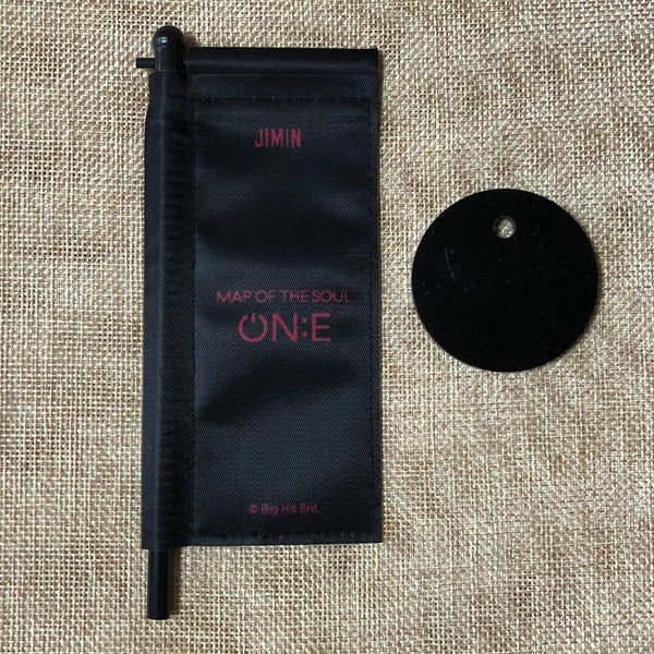 BTS JIMIN [ Map of the Soul ON:E ONE ] Official Mini Flag / New / Gift
