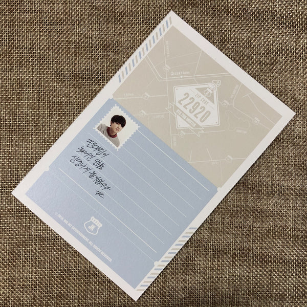 BTS JUNGKOOK [ARMY 2nd Muster ZIP CODE 22920] Official Postcard / New, Rare /+G