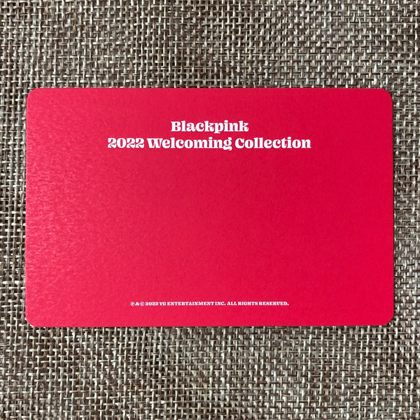 BLACKPINK JISOO JENNIE #3 [2022 Welcoming Collection] Official Photocard / Gift