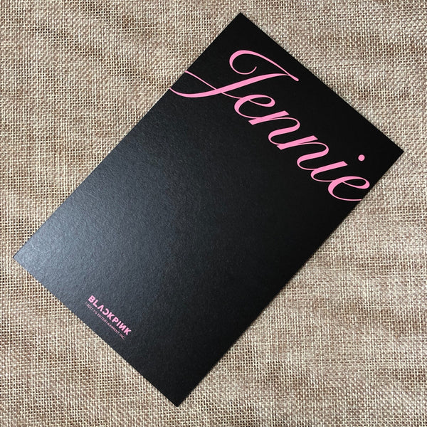 BLACKPINK JENNIE #1 [Pop-Up Store As If It's Your Last] Official Postcard / Gift