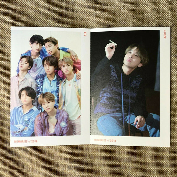 BTS [Memories of 2019] Official DVD Folding Mini Booklet Photobook / New / Gift