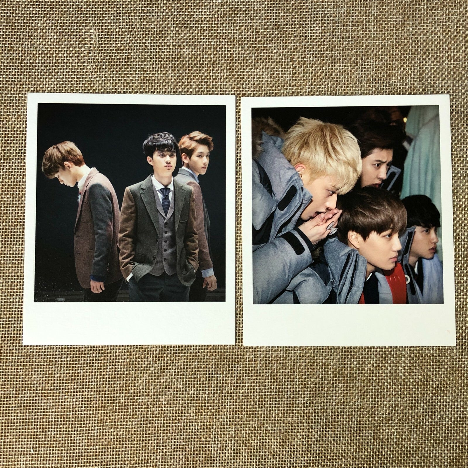 EXO GROUP [SM] Official Goods Polaroid Photocard Set of 2, Postcard / New / Gift