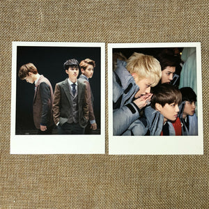 EXO GROUP [SM] Official Goods Polaroid Photocard Set of 2, Postcard / New / Gift