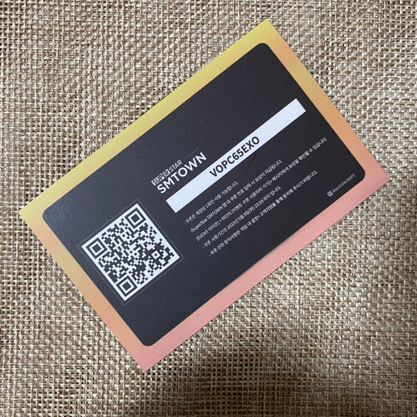 EXO Group [2023 Fan meeting EXO' Clock] Official Photocard, All Member / Gift