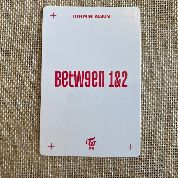TWICE MOMO [ Between 1&2 POB Preorder benfit Official Photocard ] / NEW /+Gift