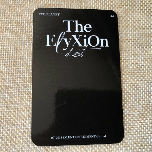 EXO CHEN [ Planet #4 Elyxion Ticket Holder ] Official Photocard / New / Gift