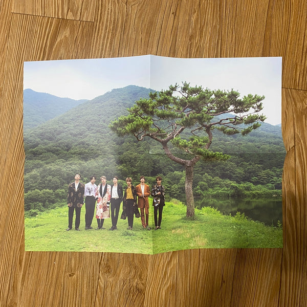 BTS Group [ 2019 Summer Package ] Folded Poster / New, Rare / Gift