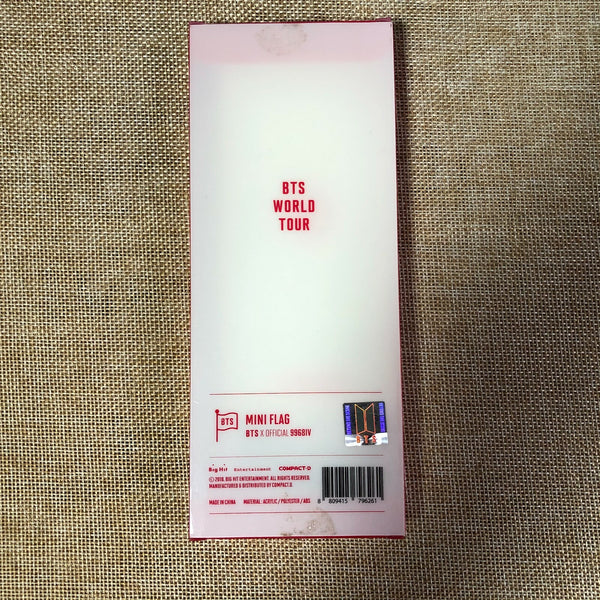 BTS V [ Love Yourself World Tour Concert ] Official Mini Flag / OPENED / Gift