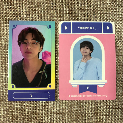BTS V [FESTA D-Day Calendar 8th Anniversary] Official Photocard Set / New / Gift