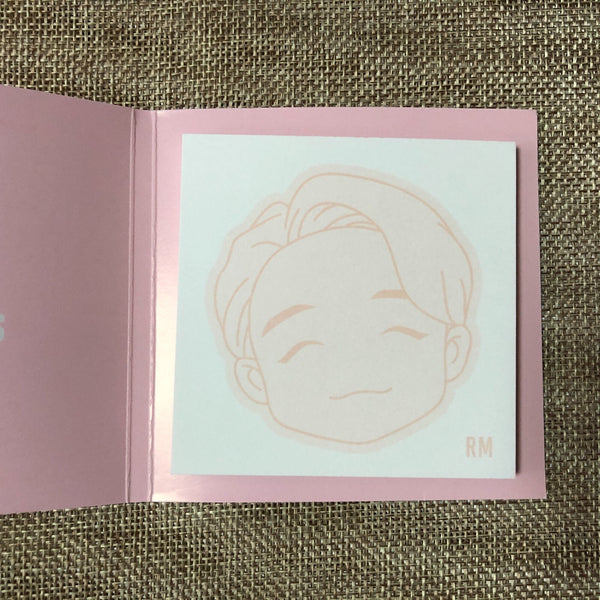 BTS RM [ BTS POP UP : HOUSE OF BTS ] Official Sticky Note Goods / New / Gift