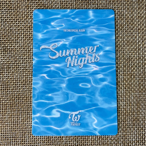 TWICE TZUYU #2 [Summer Nights Pre-Order] Official Photocard, 5th Mini / Gift