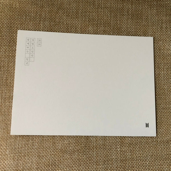BTS J-HOPE [ 2018 Season's Greetings ] Official Limited Postcard / New / Gift