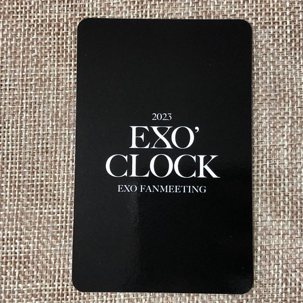 EXO XIUMIN [ 2023 Fan Meeting EXO' Clock ] Official Photocard / New / Gift