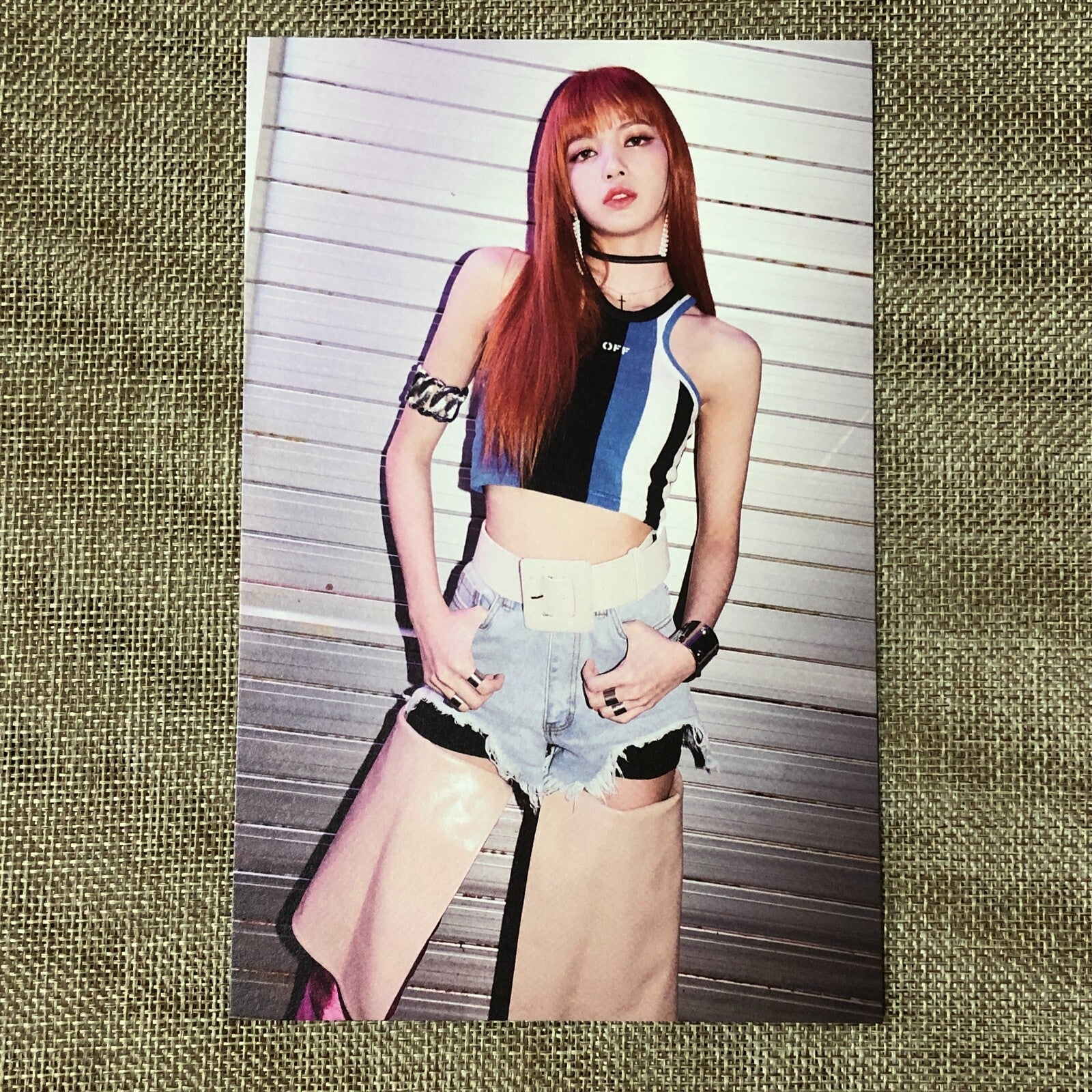 BLACKPINK LISA #1 [Pop-Up Store As If It's Your Last] Official Postcard / Gift