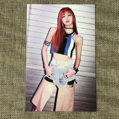 BLACKPINK LISA #1 [Pop-Up Store As If It's Your Last] Official Postcard / Gift