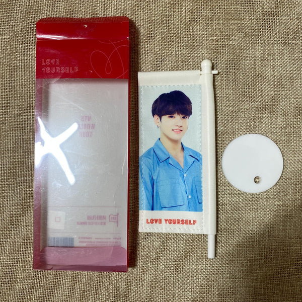 BTS JUNGKOOK [ Love Yourself World Tour ] Official Mini Flag / New / Gift