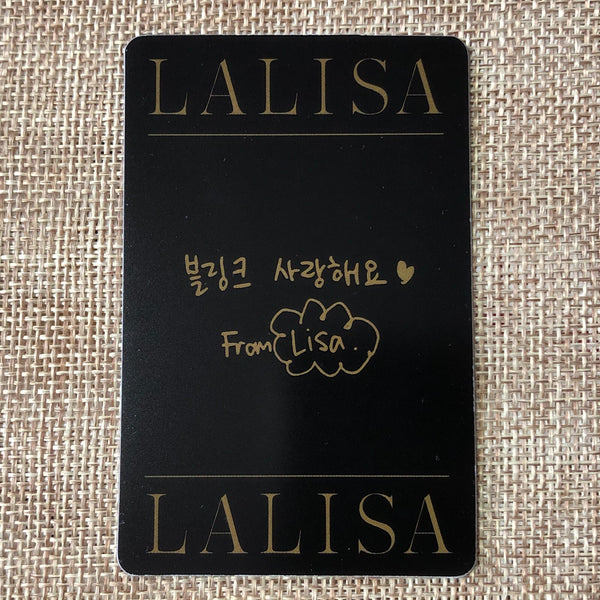 BLACKPINK LISA #2 [LALISA] Official MD POB Photocard, YGSelect / New, Rare /+G