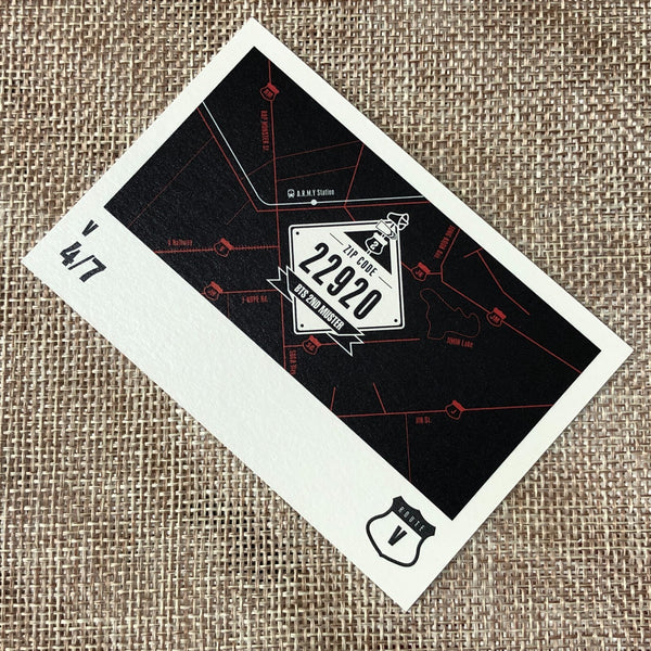 BTS V 4/7 [ ARMY 2nd Muster ZIP CODE 22920 Official Mini Photocard ] New / +GFT
