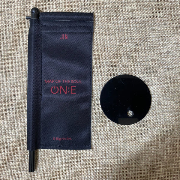 BTS JIN [ Map of the Soul ON:E ONE ] Official Mini Flag / New, Rare / Gift