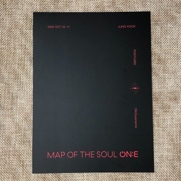 BTS JUNGKOOK [MAP OF THE SOUL ON:E Blu-ray] Official Postcard Photo / New / Gift