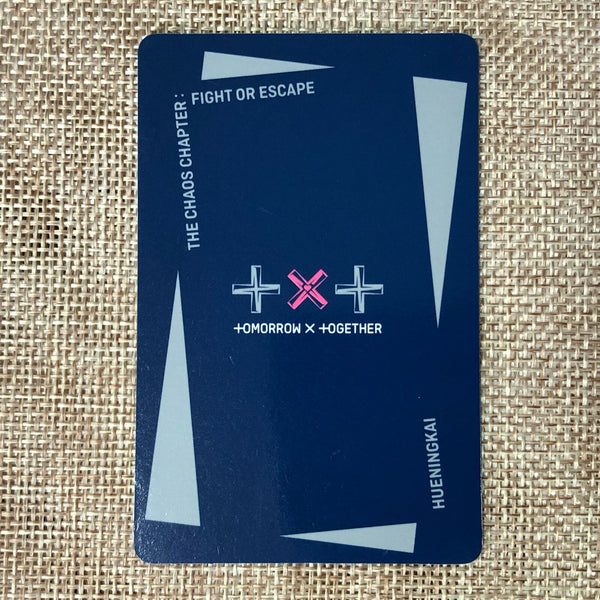 TXT HUENINGKAI [ FIGHT OR ESCAPE ] Official Photocard, Fight Ver. / New / Gift