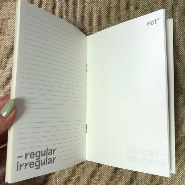 NCT 127 DOYOUNG [ Regular-Irregular ] Official Mini Notebook / New / Gift