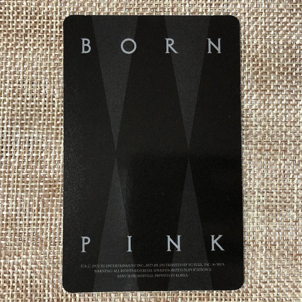 BLACKPINK JENNIE #1 [ Born Pink ] Official Photocard, Digipack Ver. / New / Gift