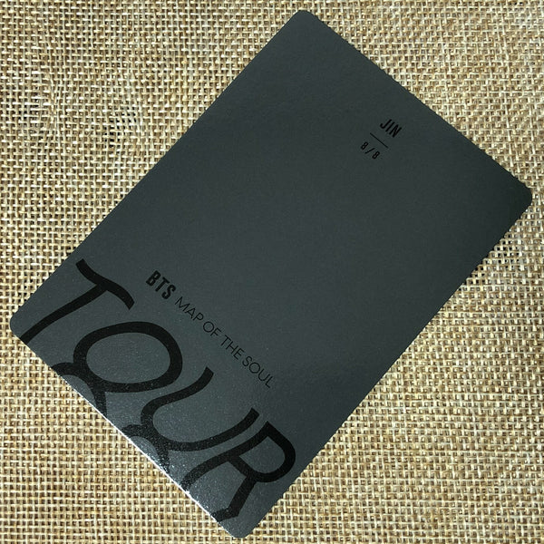 BTS JIN 8/8 [ Map Of The Soul Tour ] Official Mini Photocard / New / Gift