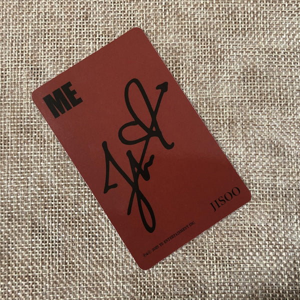 BLACKPINK JISOO #2 [ ME ] Official Photocard, Solo 1st Single / New, Rare / Gift