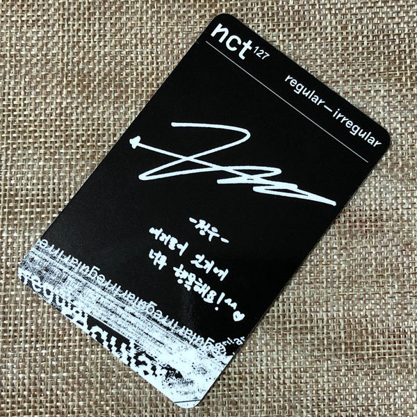 NCT 127 JUNGWOO #1 [ Regular-Irregular ] Official Photocard, Album / New / Gift