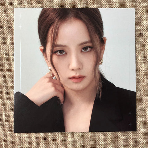 BLACKPINK JISOO [ THE ALBUM ] Official Postcard, Ver. 1 / New / Gift