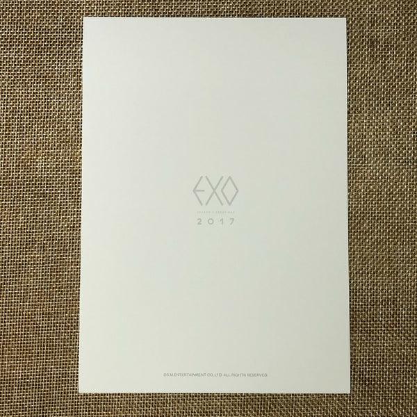 EXO BAEKHYUN [ 2017 Season's Greetings ] Official Postcard / New / Gift