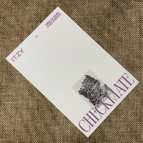 ITZY YEJI #1 [ CHECKMATE ] Official Postcard Photocard / New / Gift