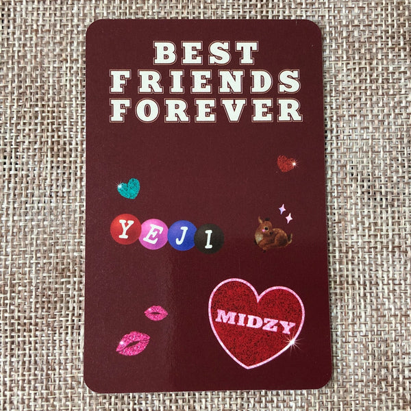 ITZY YEJI [2023 Season's greetings] Official Photocard, Best Friend Forever /+G