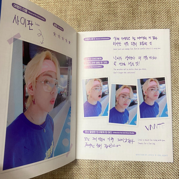 BTS V [ 2018 Summer Package Saipan ] Selfie Book Official Guidebook / New / Gift