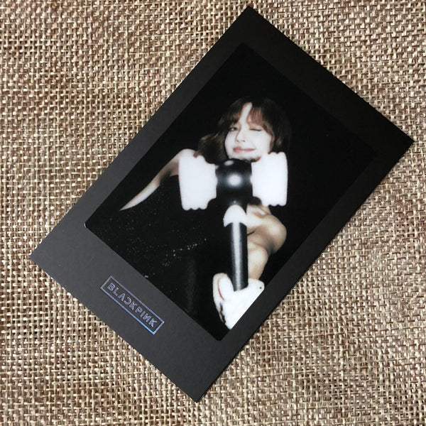 BLACKPINK LISA [Blink Lightstick Black Ver] Official Limited Photocard / Gift